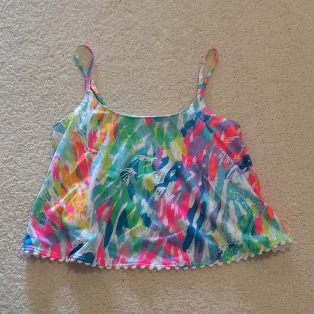 🐠Lilly Pulitzer cropped tank top🐠